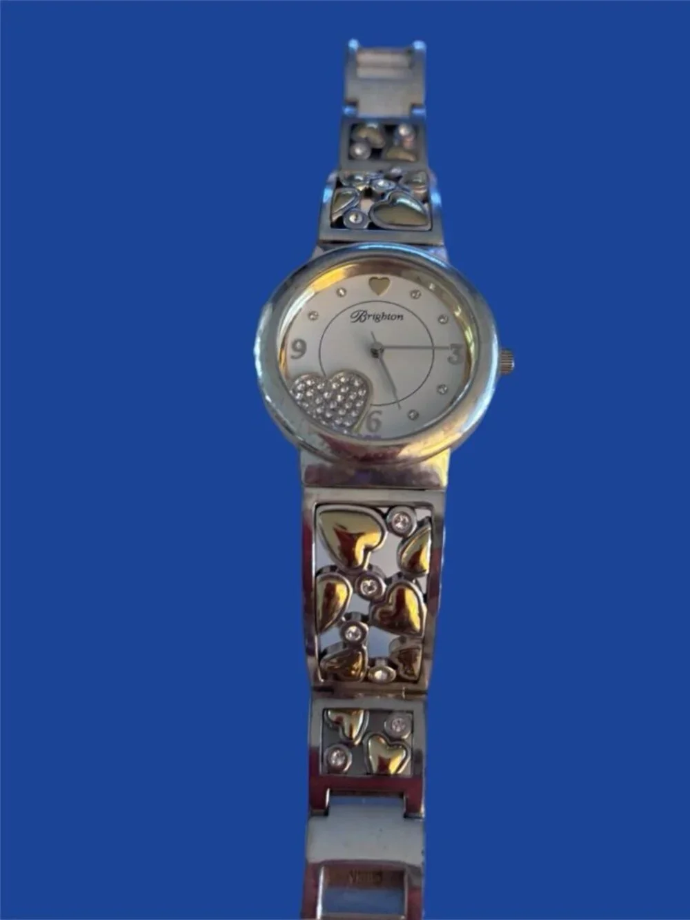 Brighton Gramercy Park Watch Japan Movement Gold & Silver New Battery
